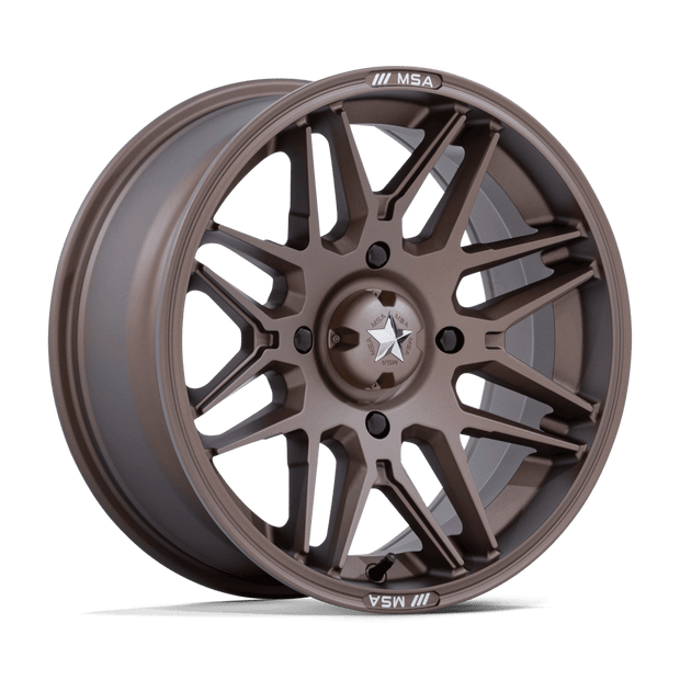 MSA Offroad Wheels M52 Radar UTV 14x7 4x156 M-BRNZ - MA052ZX14704447N