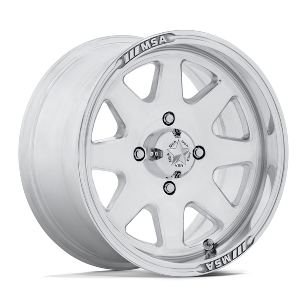 MSA Offroad Wheels M54 Spark UTV 14x7 4x137 POLISH - MA054HX14704847N