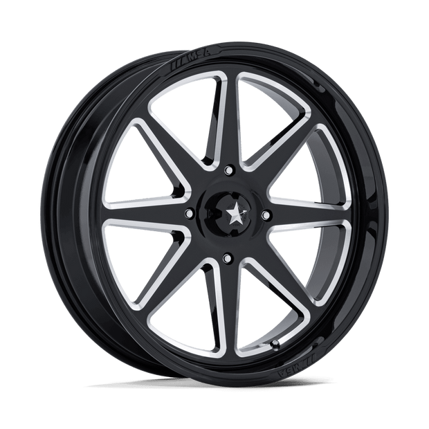 MSA Offroad Wheels M54 Spark UTV 14x7 4x156 G-BLK-MILL - MA054BE14704447N