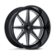 MSA Offroad Wheels M54 Spark UTV 24x10 4x156 G-BLK-MILL - MA054BE24104425N