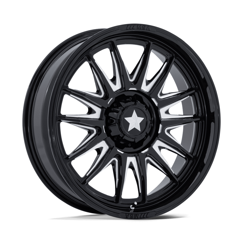 MSA Offroad Wheels M55 Commander UTV 20x7 4x137/4x156 G-BLK-MILL - MA055BE20704A00