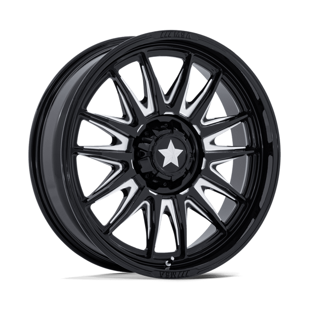 MSA Offroad Wheels M55 Commander UTV 20x7 4x137/4x156 G-BLK-MILL - MA055BE20704A00