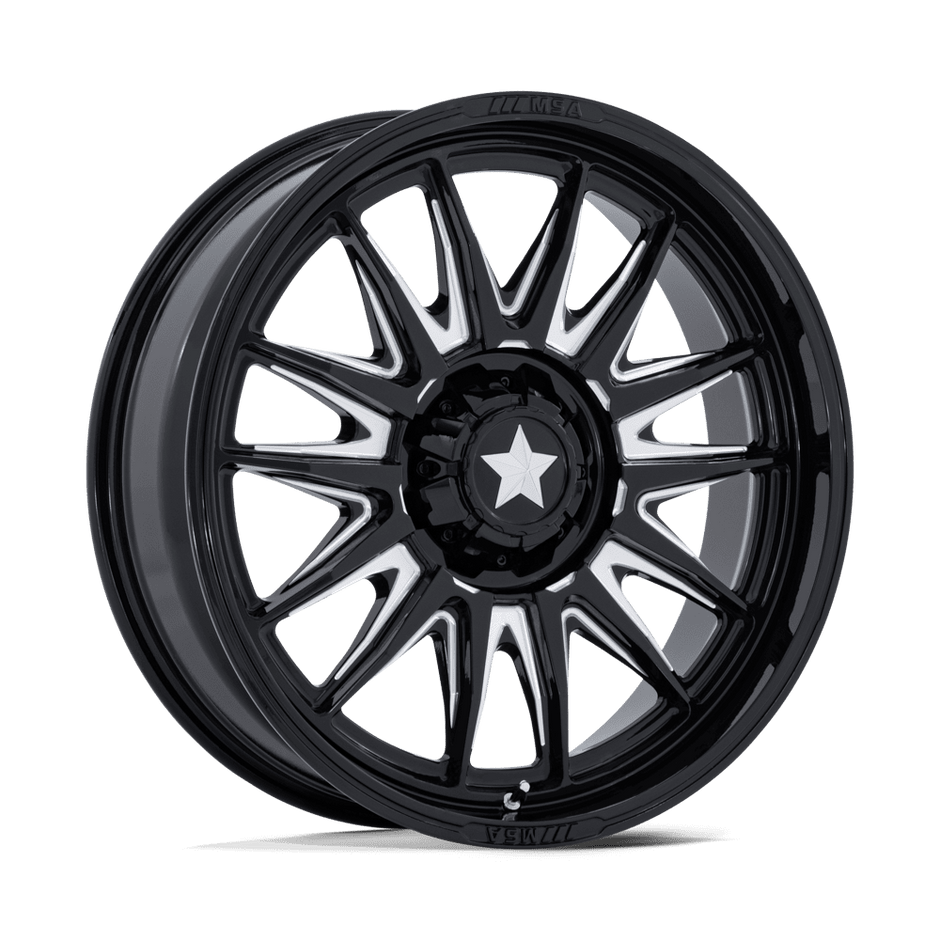 MSA Offroad Wheels M55 Commander UTV 18x7 5x114.3 G-BLK-MILL - MA055BE18701210
