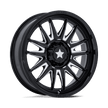 MSA Offroad Wheels M55 Commander UTV 18x7 4x137/4x156 G-BLK-MILL - MA055BE18704A10