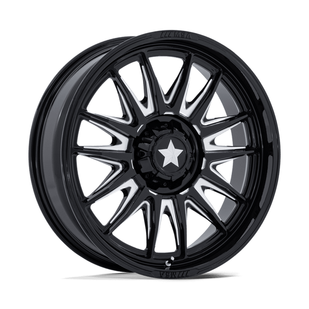 MSA Offroad Wheels M55 Commander UTV 15x7 4x137/4x156 G-BLK-MILL - MA055BE15704A10