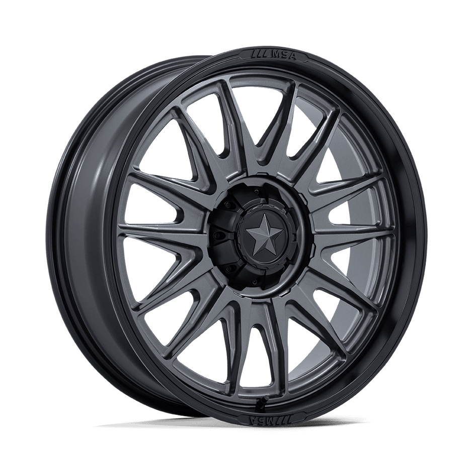 MSA Offroad Wheels M55 Commander UTV 22x7 5x114.3 M-GMTL MB-LP - MA055AB22701200