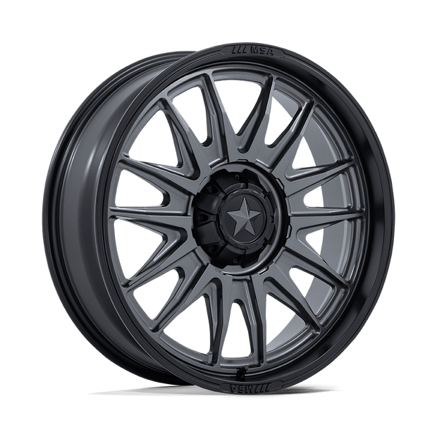 MSA Offroad Wheels M55 Commander UTV 20x7 4x110 M-GMTL MB-LP - MA055AB20704000