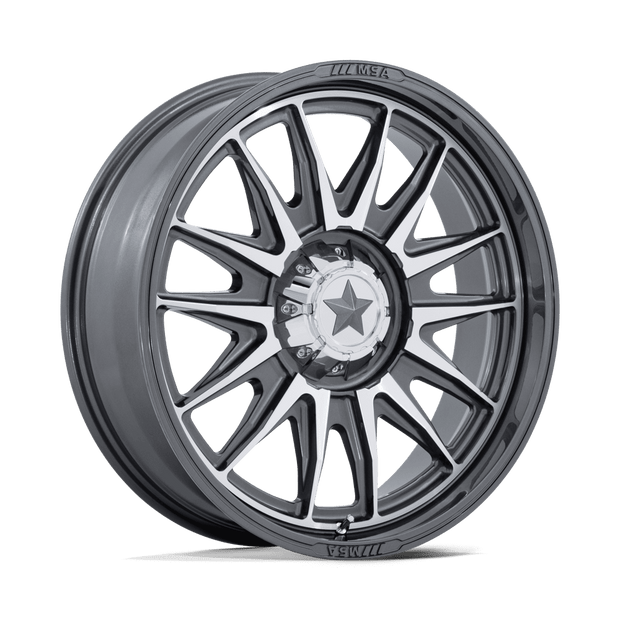 MSA Offroad Wheels M55 Commander UTV 24x7 5x114.3 PLTNM MCH-FC - MA055AD24701200