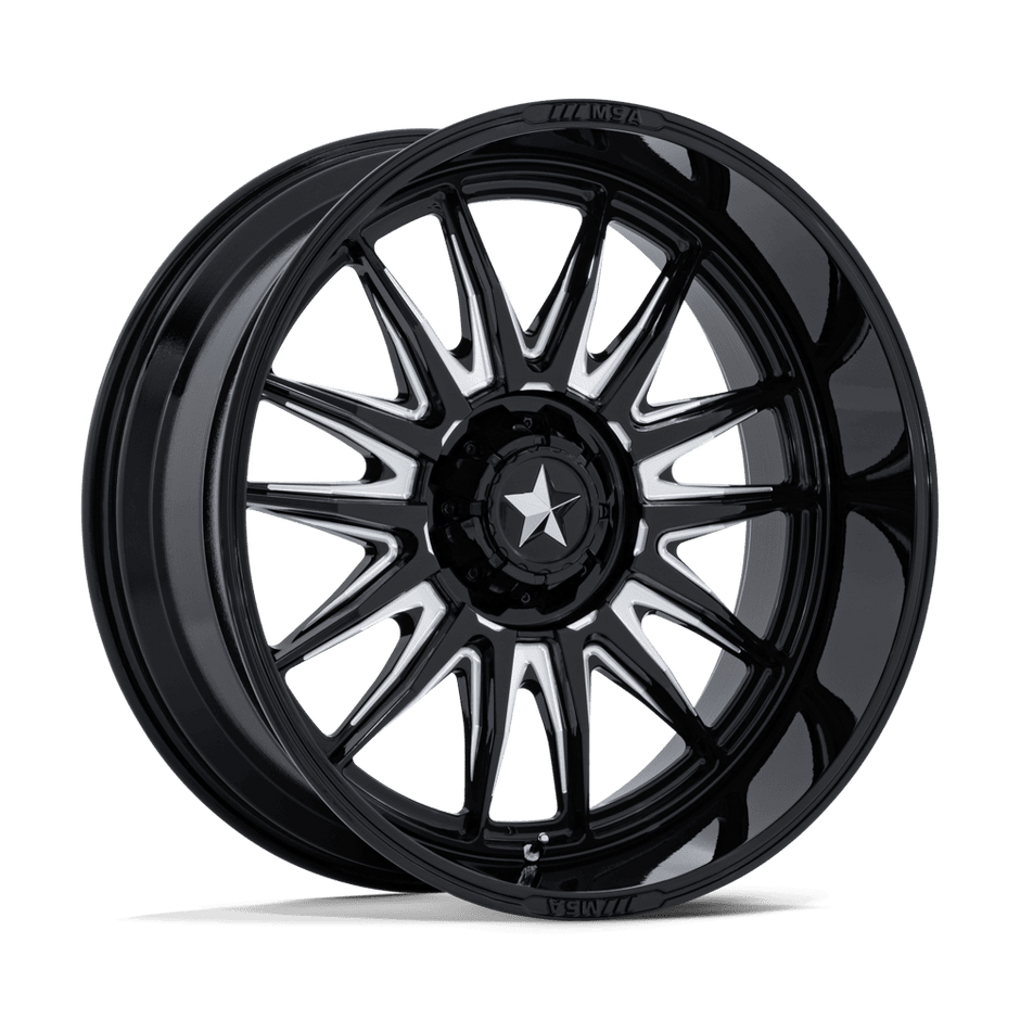 MSA Offroad Wheels M55 Commander UTV 24x10 4x137/4x156 G-BLK-MILL - MA055BE24104A25N