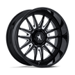 MSA Offroad Wheels M55 Commander UTV 24x10 4x137/4x156 G-BLK-MILL - MA055BE24104A25N