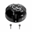SKULL BOLTON CAP CHR SKULL - GLSS BLK - MSA-SKULL