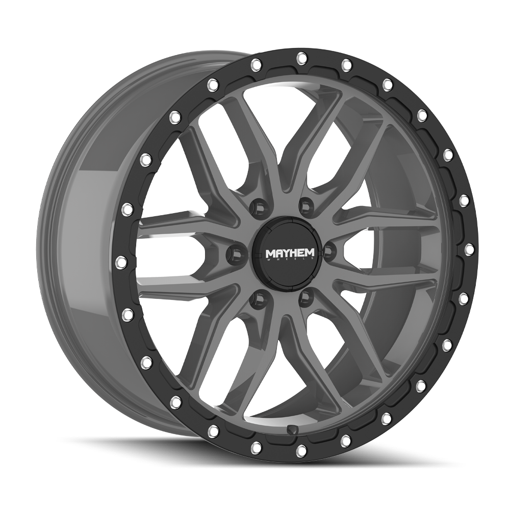 Mayhem Vector 8310 Matte Gunmetal Black Lip 20x9 6-135 18mm 87.1mm - 8310-2936MGT
