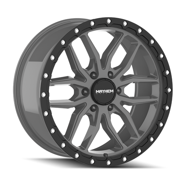 Mayhem Vector 8310 Matte Gunmetal Black Lip 20x9 6-139.7 18mm 106mm - 8310-2983MGT