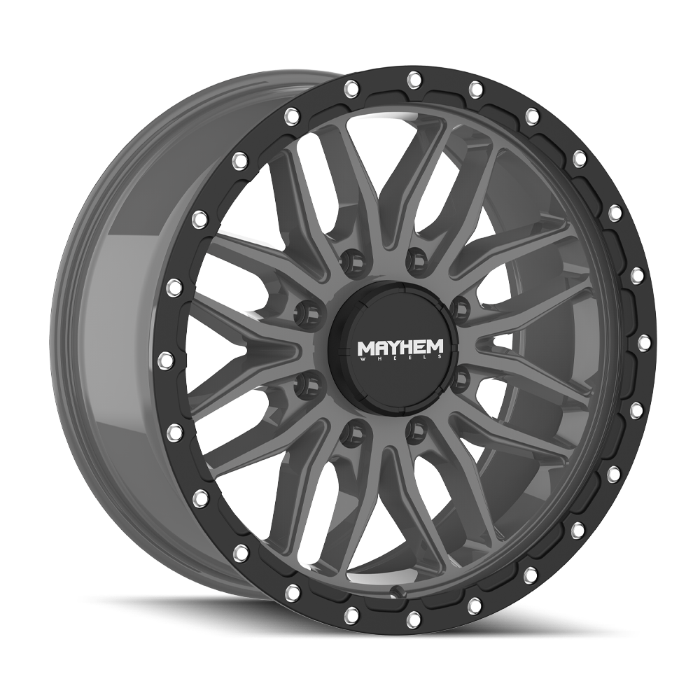 MAYHEM VECTOR 8310 MATTE GUNMETAL BLACK LIP 20X9 8-180 18MM 124.1MM