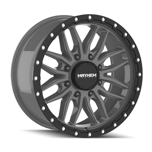 MAYHEM VECTOR 8310 MATTE GUNMETAL BLACK LIP 20X9 8-170 18MM 125.2MM