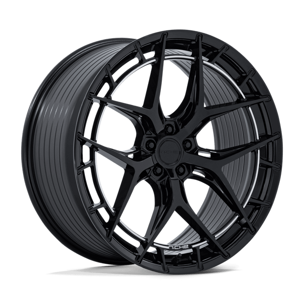 Niche 1PC NC286 Riviera 22x9 5x112 G-BLK - NC286BX22905620