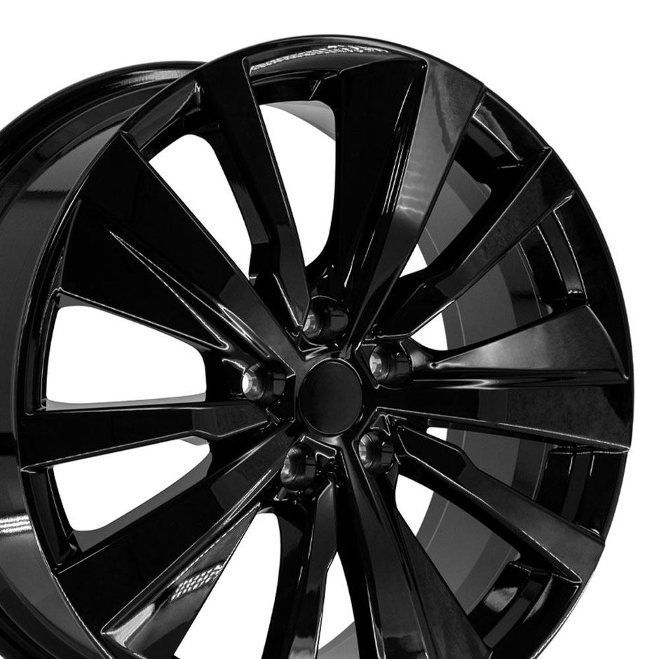 OE Wheels 19" Replica NS29 fits Nissan Altima 19x8 Black - NS29-19080-5450-55B