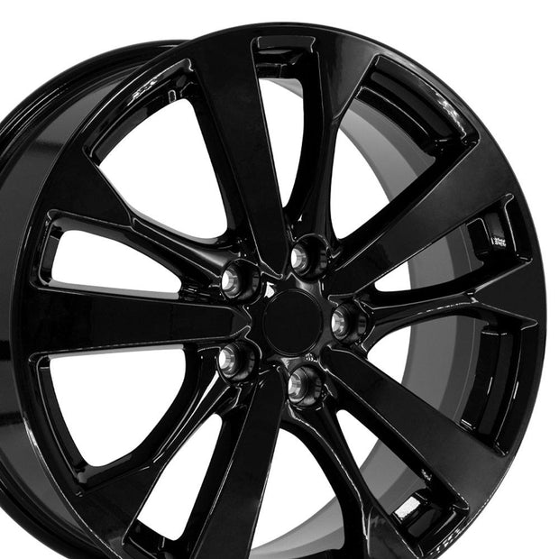 OE Wheels 18" Replica NS30 fits Nissan Altima 18x7.5 Gloss Black - NS30-18075-5450-55B