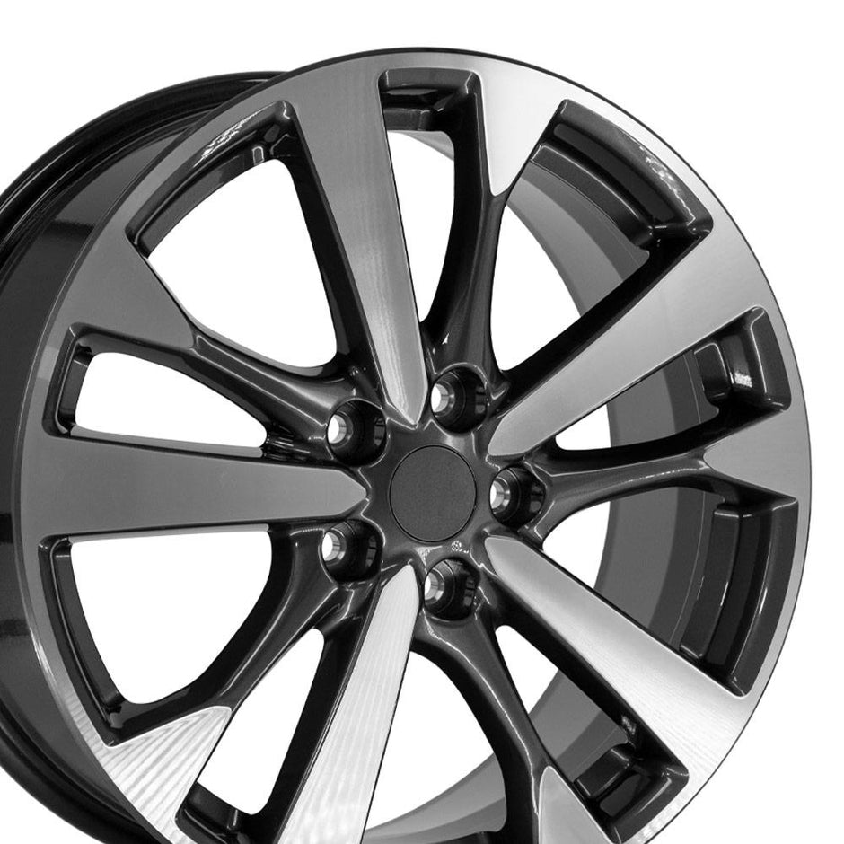 OE Wheels 18" Replica NS30 fits Nissan Altima 18x7.5 Gunmetal - NS30-18075-5450-55MG