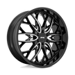 DUB 1PC S263 Og 24x10 6x139.7 G-BLK MILL - S263240084+25