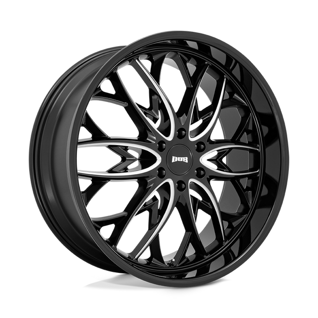 DUB 1PC S263 Og 24x10 6x135 G-BLK MILL - S263240089+30