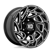 XD XD860 Onslaught 22x12 5x127 G-BLK MILL - XD86022250344N