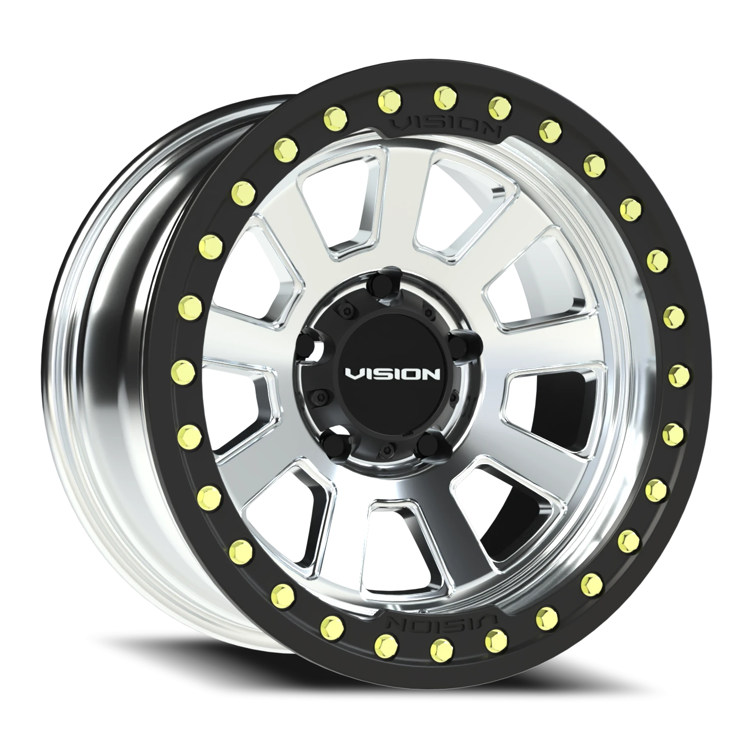 Vision Ojos 17x9 5x127 -40mm Machined : 350BL7973ACBR-40