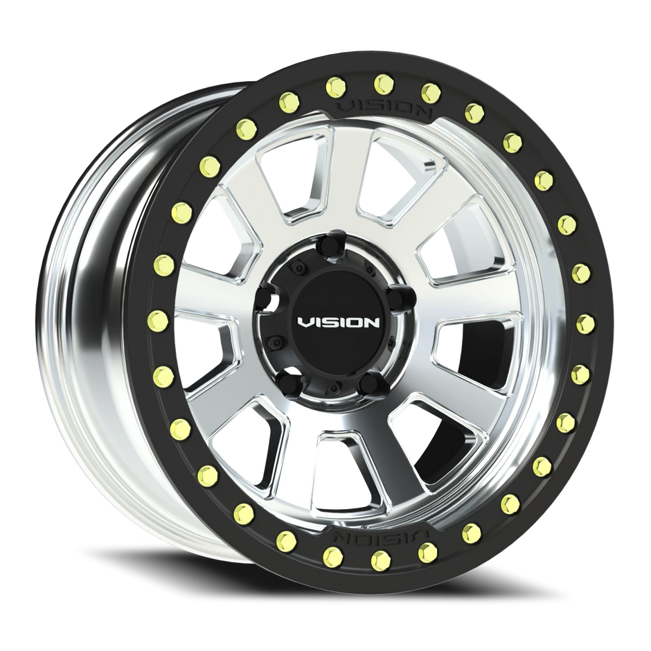 Vision Ojos 17x9 5x127 -40mm Machined : 350BL7973ACBR-40