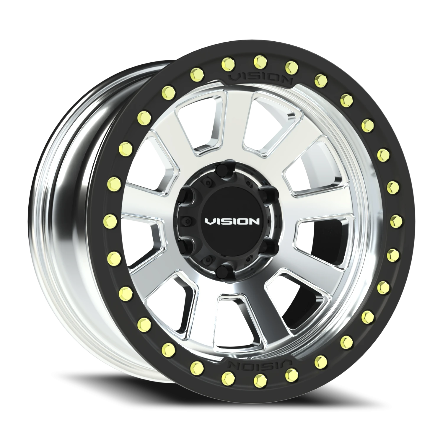 Vision Ojos 20x9 6x165.1 -14mm Machined : 350BL2999ACBR-14