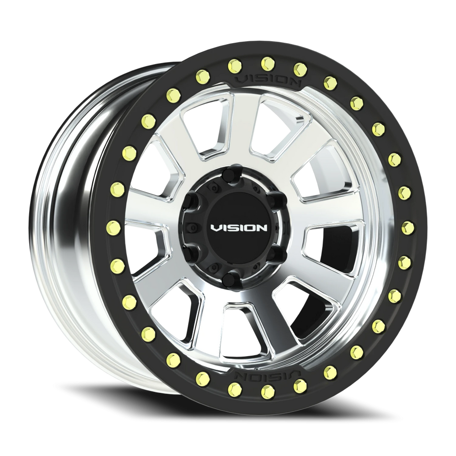 Vision Ojos 20x9 6x165.1 -14mm Machined : 350BL2999ACBR-14