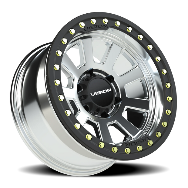 Vision Ojos 20x9 6x139.7 -14mm Machined : 350BL2983ACBR-14D