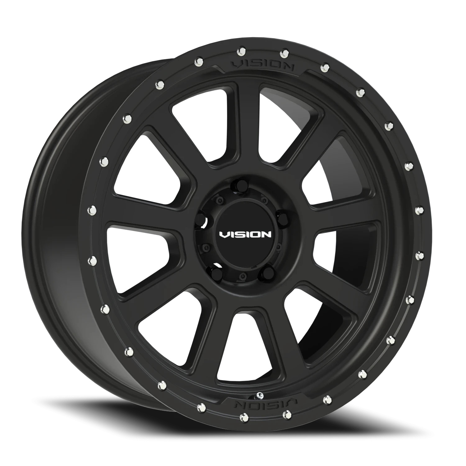 Vision Ojos 20x9 5x127 10mm Satin Black : 350-2973SB10