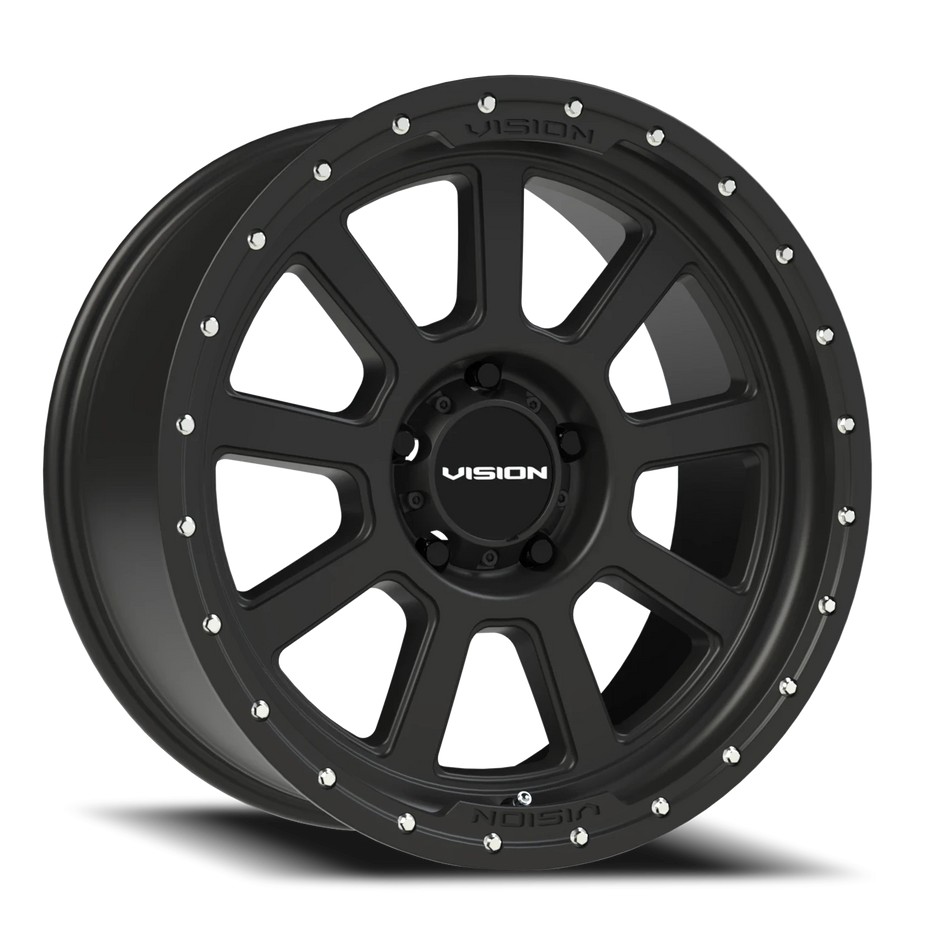 Vision Ojos 20x9 5x127 10mm Satin Black : 350-2973SB10