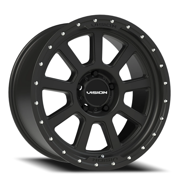 Vision Ojos 20x9 5x127 10mm Satin Black : 350-2973SB10
