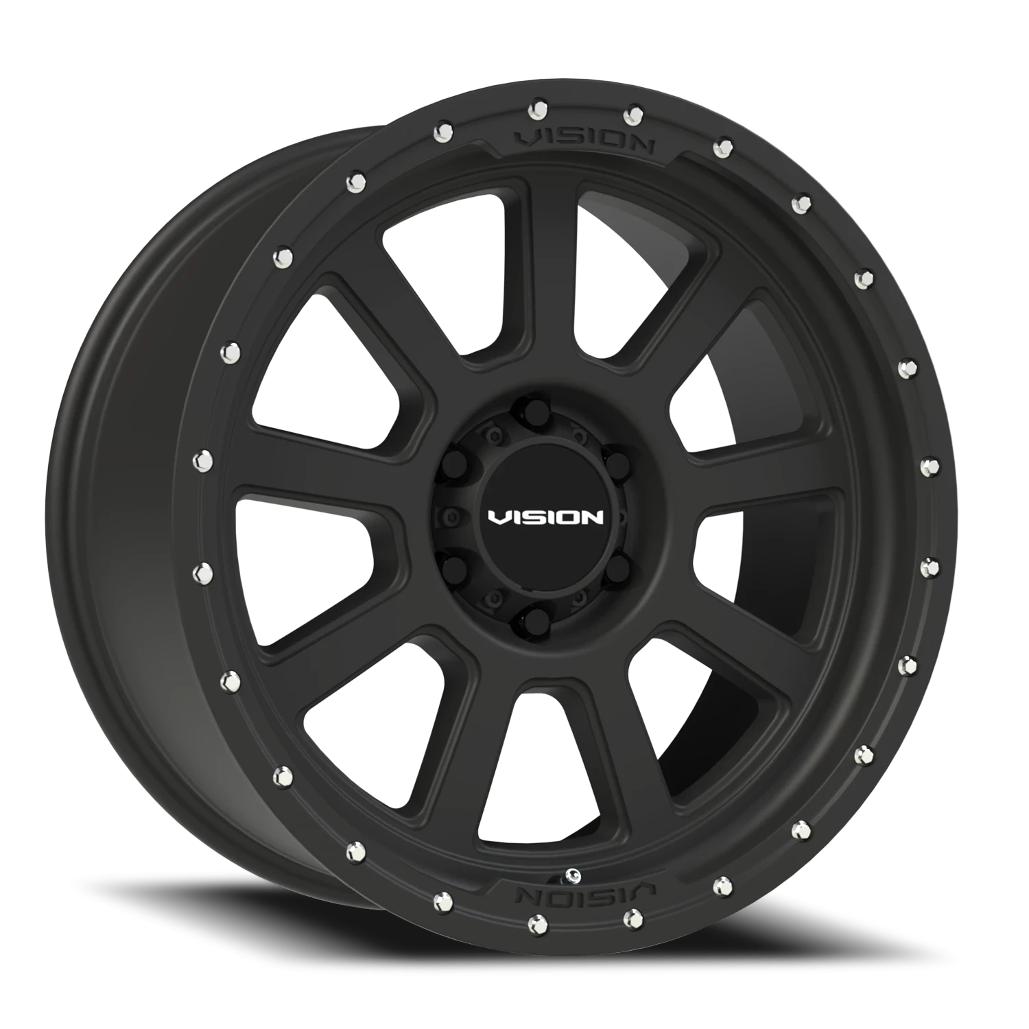 Vision Ojos 18x9 6x139.7 -12mm Satin Black : 350-8983SB-12
