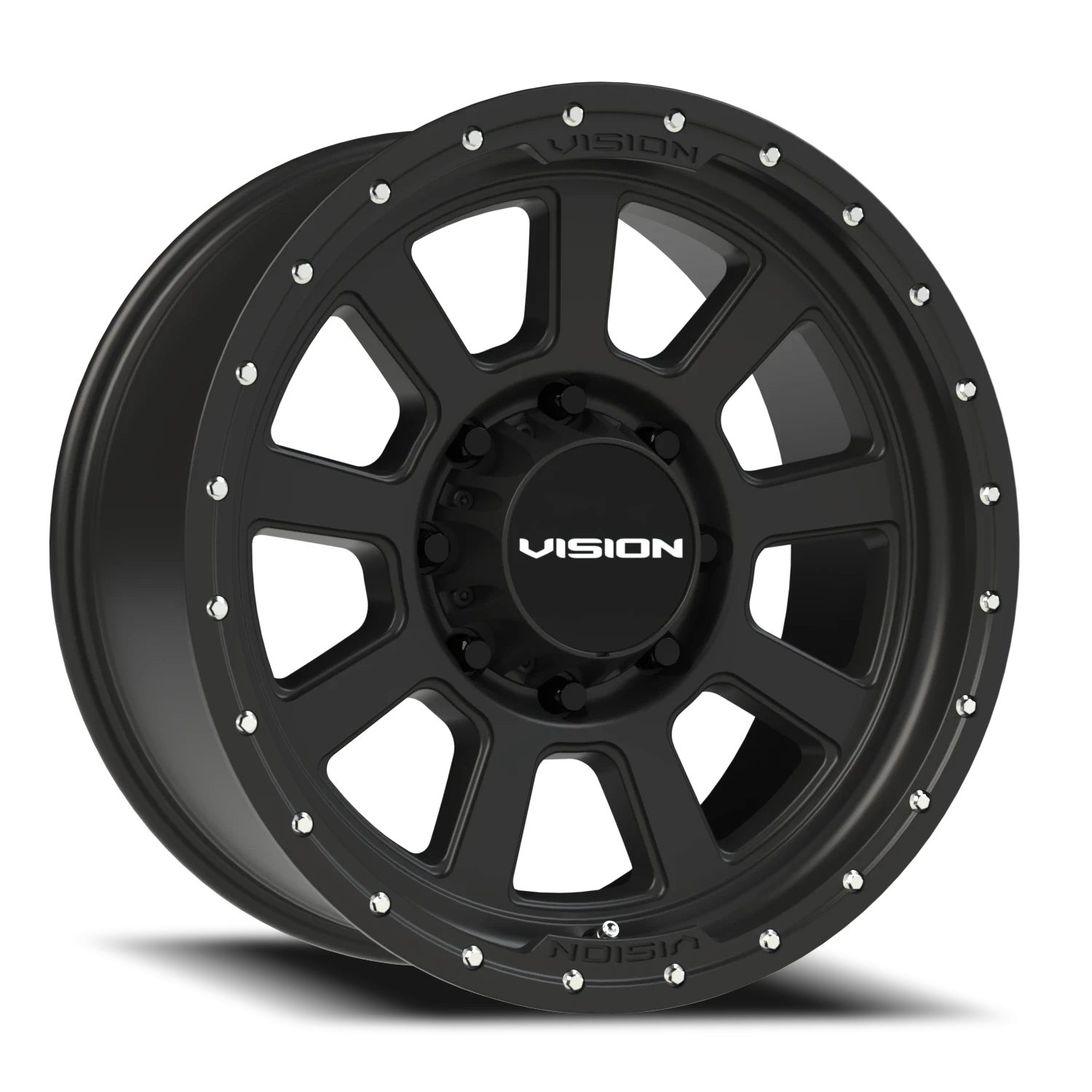 Vision Ojos 20x9 8x180 12mm Satin Black : 350-2987SB12
