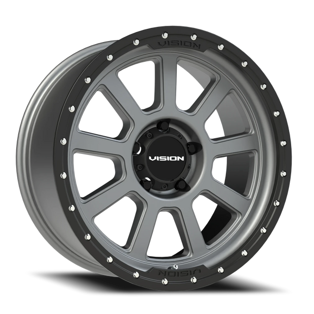 Vision Ojos 20x9 5x139.7 12mm Satin Grey : 350-2985SGBL12