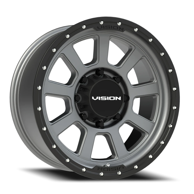 Vision Ojos 17x9 8x165.1 -12mm Satin Grey : 350-7981SGBL-12
