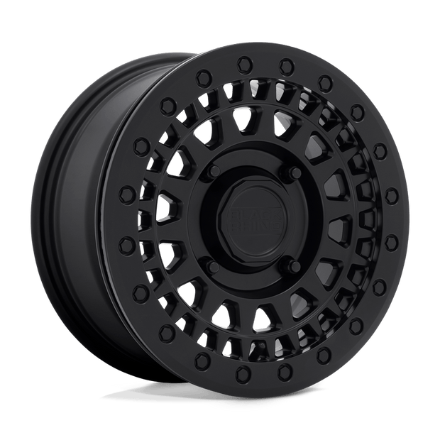Black Rhino Hard Alloys - UTV Parker UTV Beadlock 14x7 4x110 M-BLK - 1470PKB514110M82