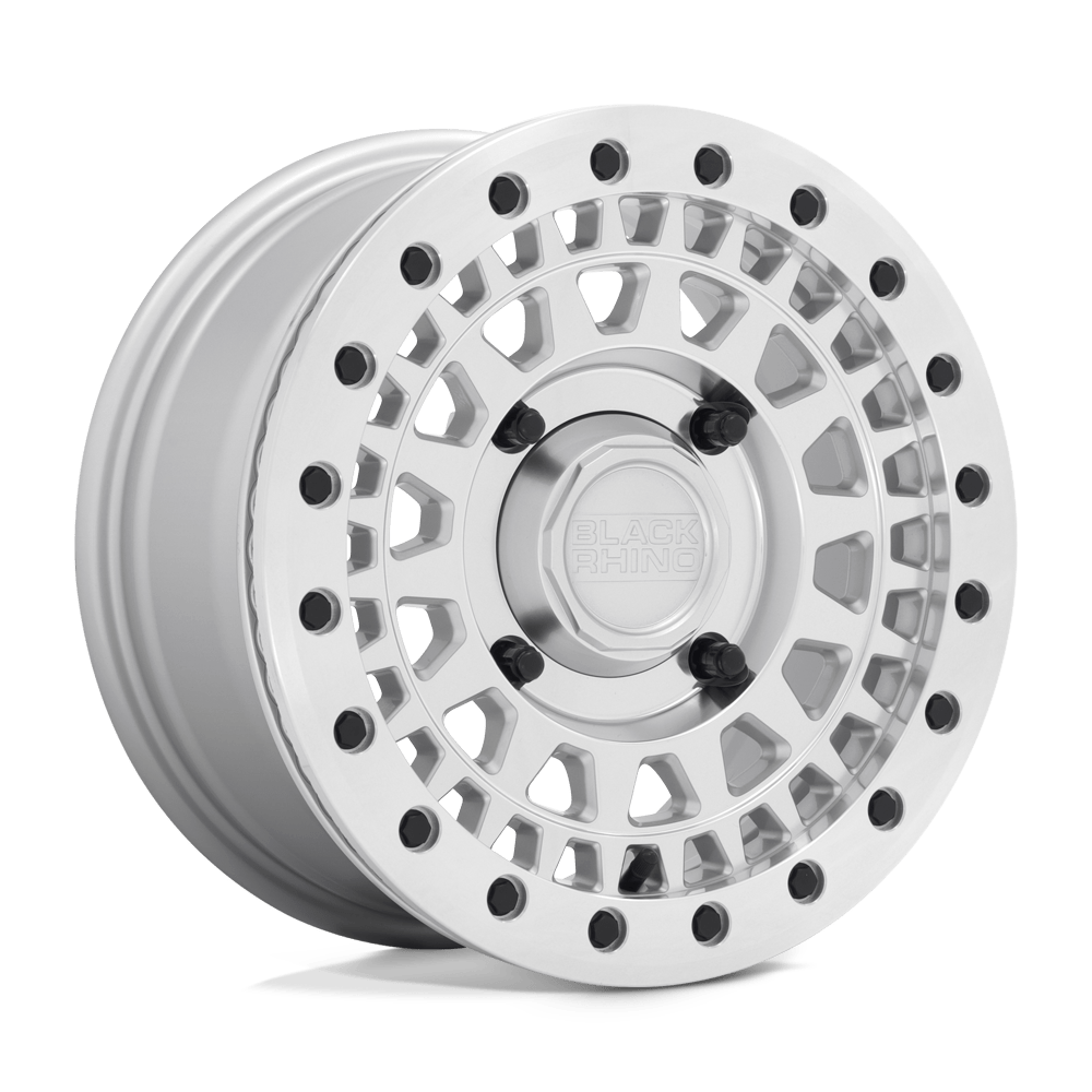Black Rhino Hard Alloys - UTV Parker UTV Beadlock 14x7 4x110 SLV-MIR-FC - 1470PKB514110S82