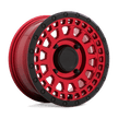 Black Rhino Hard Alloys - UTV Parker UTV 14x7 4x156 C-RED-BLK-LP - 1470PKR514156R32