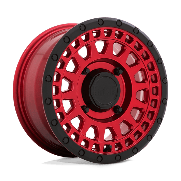 Black Rhino Hard Alloys - UTV Parker UTV 15x7 4x110 C-RED-BLK-LP - 1570PKR364110R82