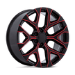 Performance Replicas PR177 22x9 6x139.7 G-BLK RD-MILL - 177MR-2295824