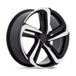 Performance Replicas PR216 18x8 5x114.3 G-BLK MACH - 216BM-886545