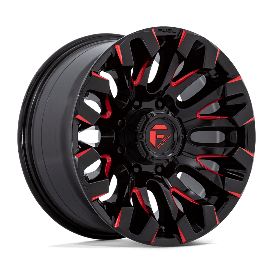 Fuel 1PC D829 Quake 18x9 8x180 G-BLK MILL-RD - D82918901850