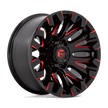 Fuel 1PC D829 Quake 20x10 8x180 G-BLK MILL-RD - D82920001847