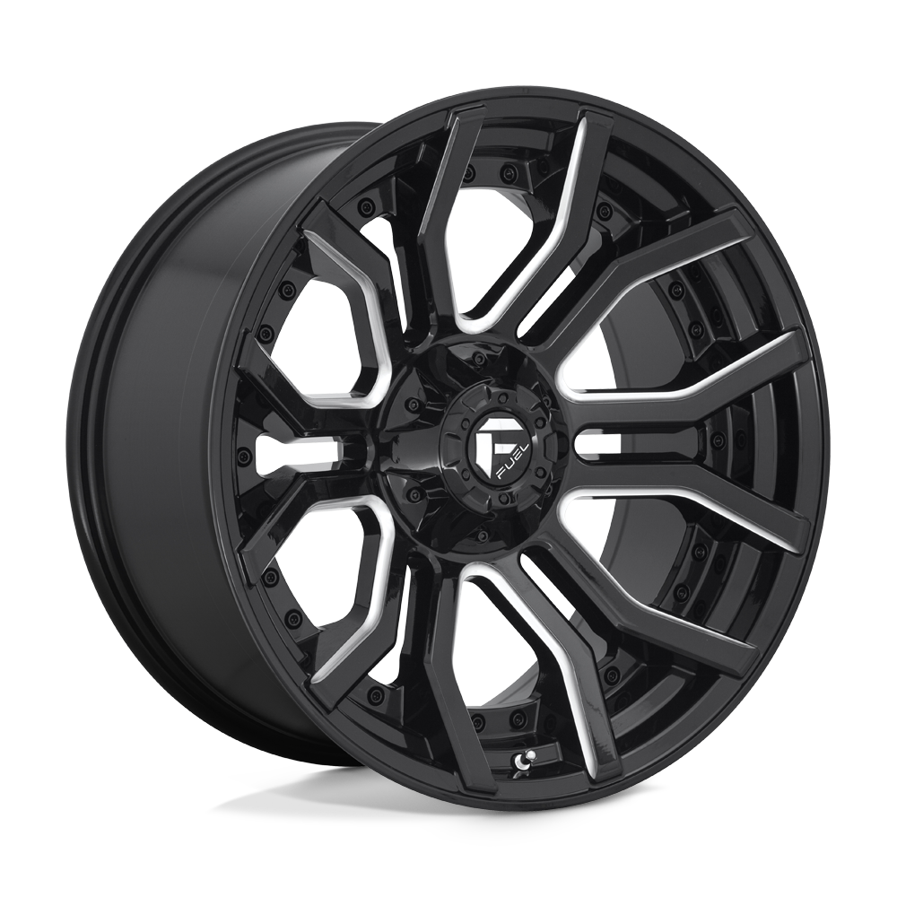 Fuel 1PC D711 Rage 20x10 6x135/6x139.7 GL-BLK-MIL - D71120009847