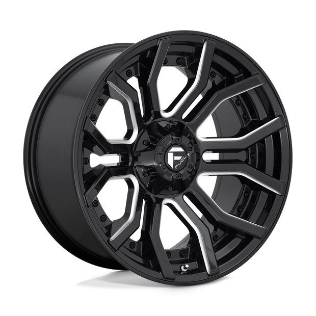 Fuel 1PC D711 Rage 20x10 6x135/6x139.7 GL-BLK-MIL - D71120009847