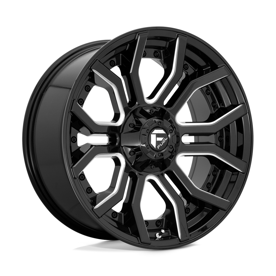 Fuel 1PC D711 Rage 20x9 6x135/6x139.7 GL-BLK-MIL - D71120909850