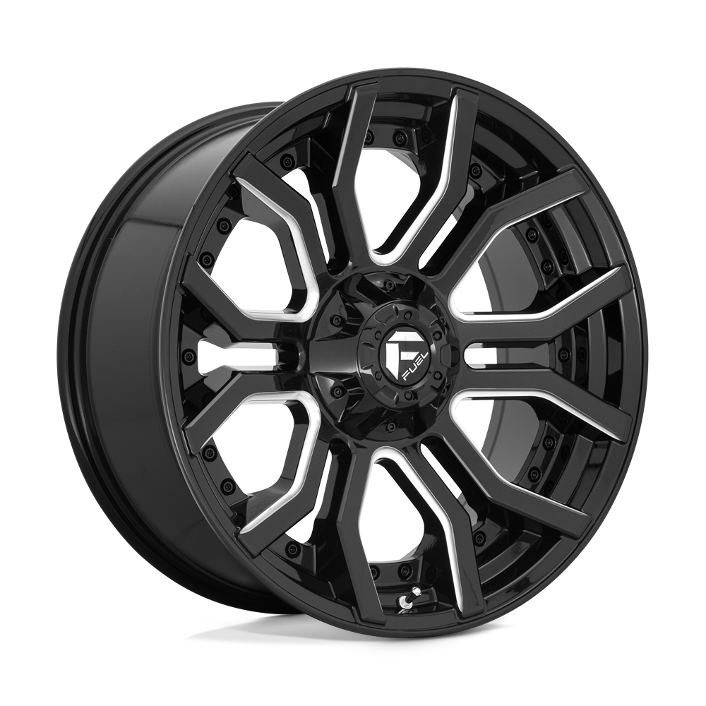 Fuel 1PC D711 Rage 20x9 5x127/5x139.7 GL-BLK-MIL - D71120905750